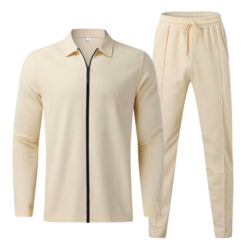 Men's Waffle Texture Loungewear Set