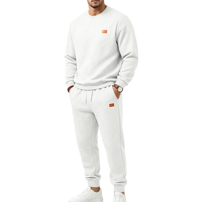 Men's Patterned Comfort Sweat Set
