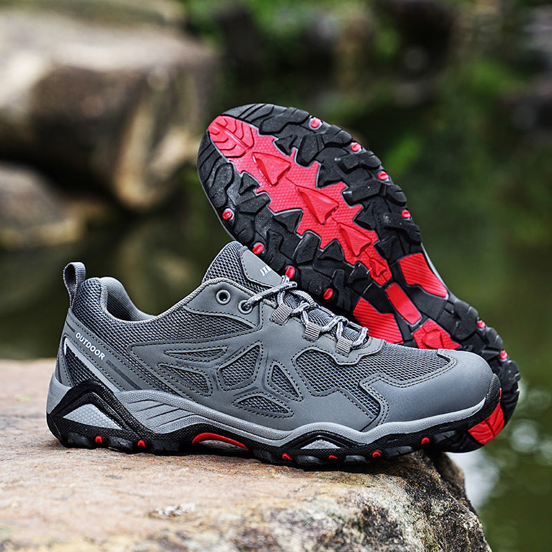 Women's Breathable Hiking Sneakers with Non-Slip Sole and Stable Support