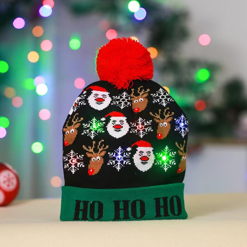 Funny Christmas Hat with LED Lights
