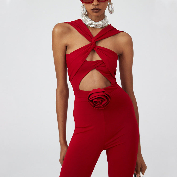 Women's Swimsuit and Flowing Pants
