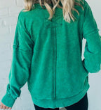Women's Comfortable Oversized Sweatshirt with Pockets
