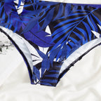 Women's Asymmetrical Bikini Set with Fashionable Tie