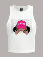 Cherry Print Tank Top