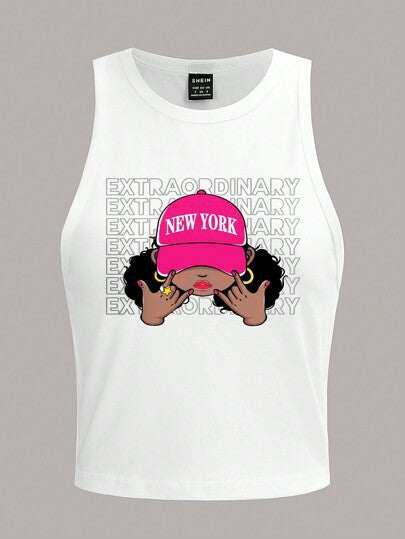 Cherry Print Tank Top