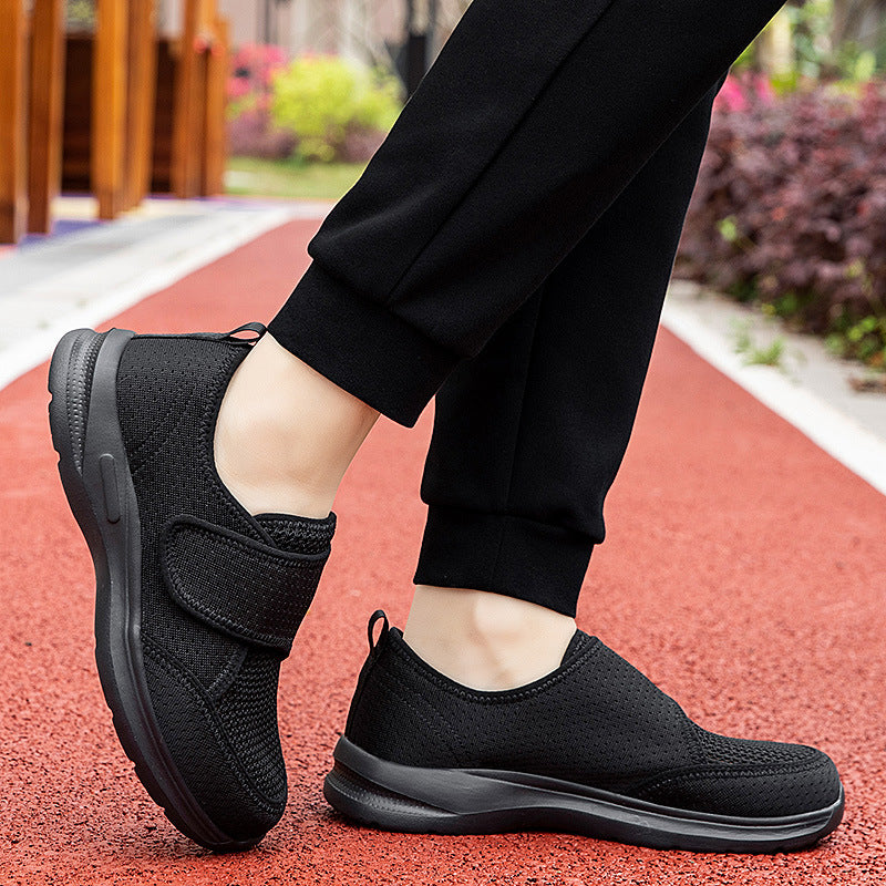 Women's Breathable Hook-and-Loop Sneakers