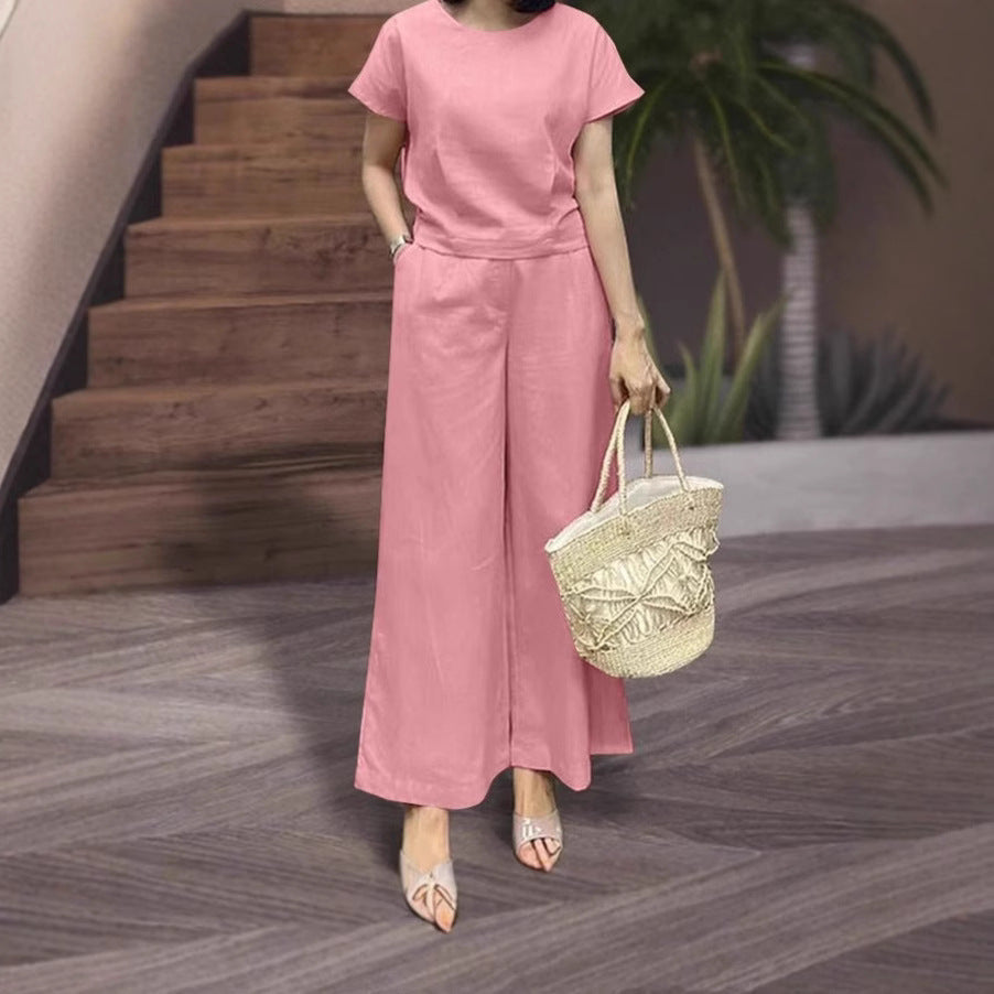 Women's Casual Wide-Cut Two-Piece Set