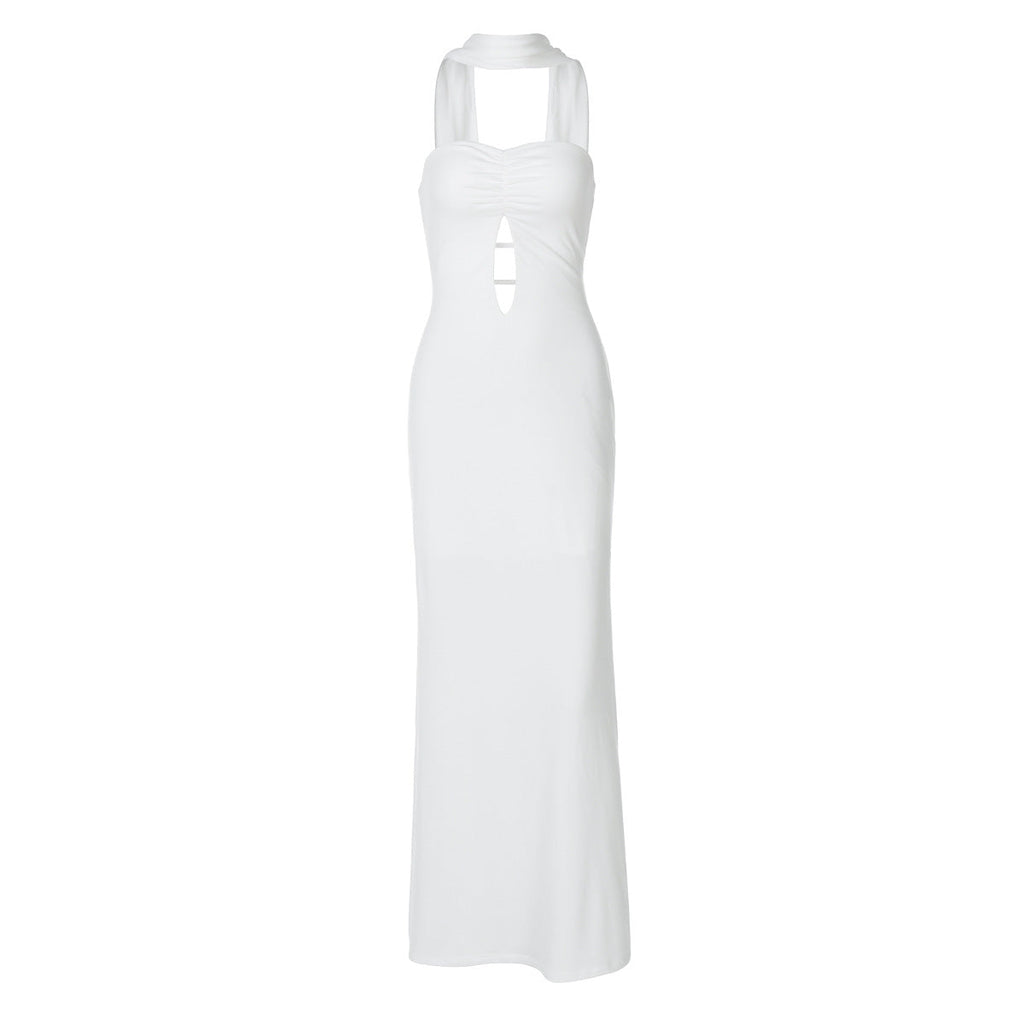 Women's Elegant Bodycon Jumpsuit with Cut-Out Details