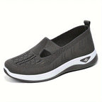 Women's Breathable Slip-On Sneakers with Elastic Design