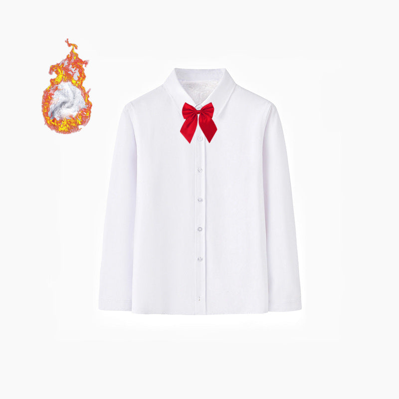 Women's Elegant Long-Sleeve Shirt with Soft Interior