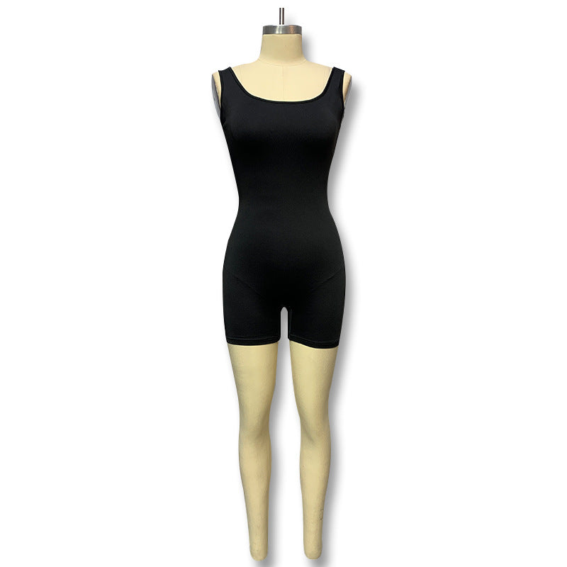 Women's Elegant and Form-Fitting Sport Jumpsuit