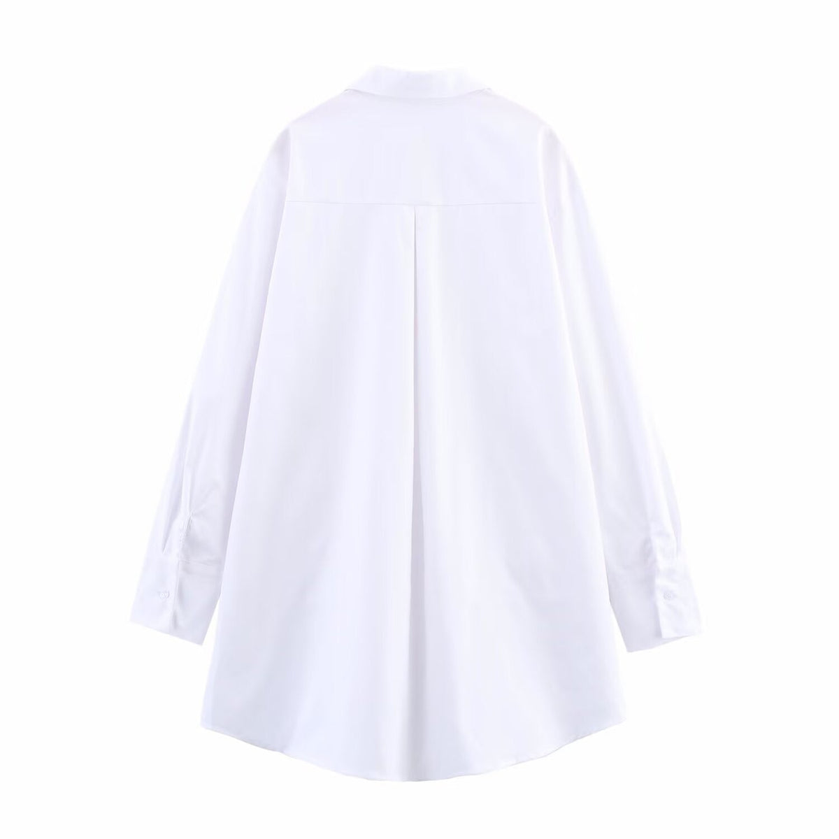 Women's Long-Sleeve Shirt with Lace-Up Detail