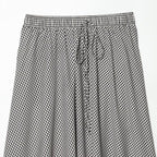 Women's Midi Skirt with Elastic Waistband