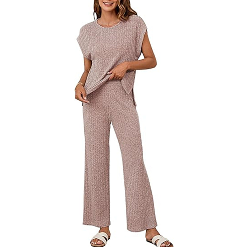 Women's Knitted Two-Piece Suit