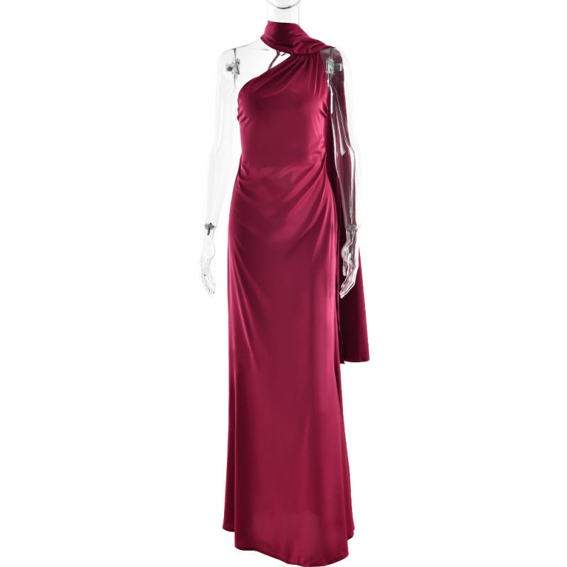 Women's Elegant Asymmetrical Evening Dress