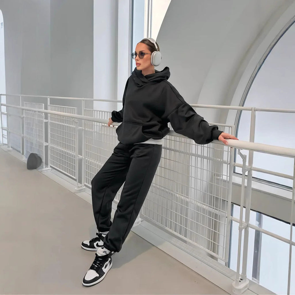 Women's Cozy Oversized Hoodie and Jogger Set