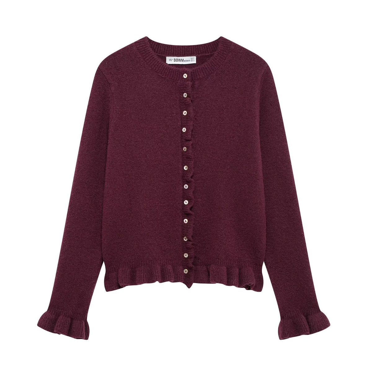Women's Elegant Cardigan with Decorative Buttons