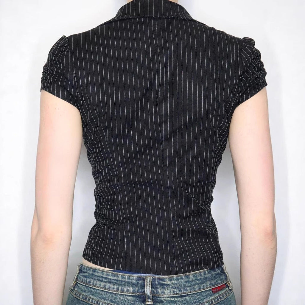 Women's Tailored Striped Blazer