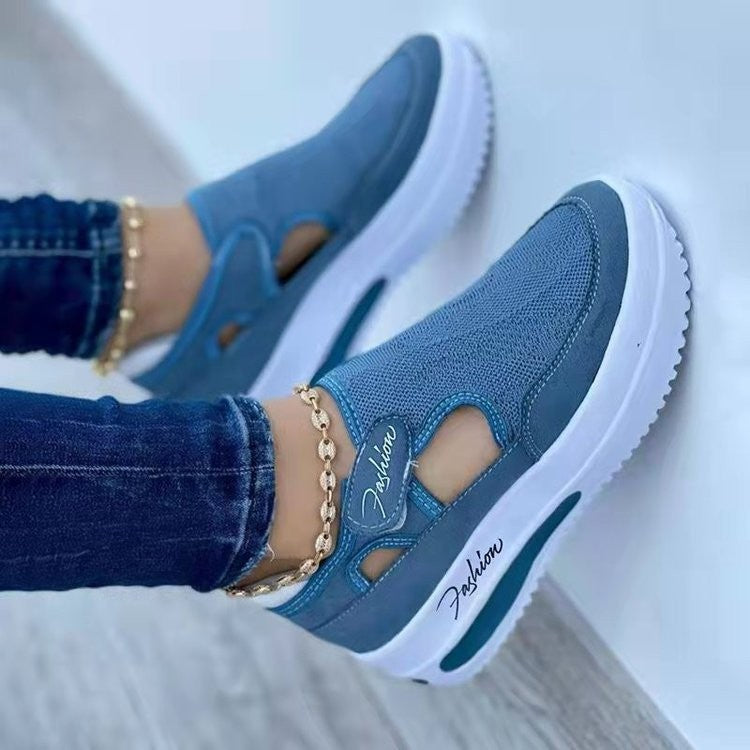 Women's Breathable Sneakers with Elastic Removable Insole