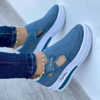 Women's Breathable Sneakers with Elastic Removable Insole
