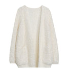 Women's Glitter Knit Cardigan in a Modern Casual Look