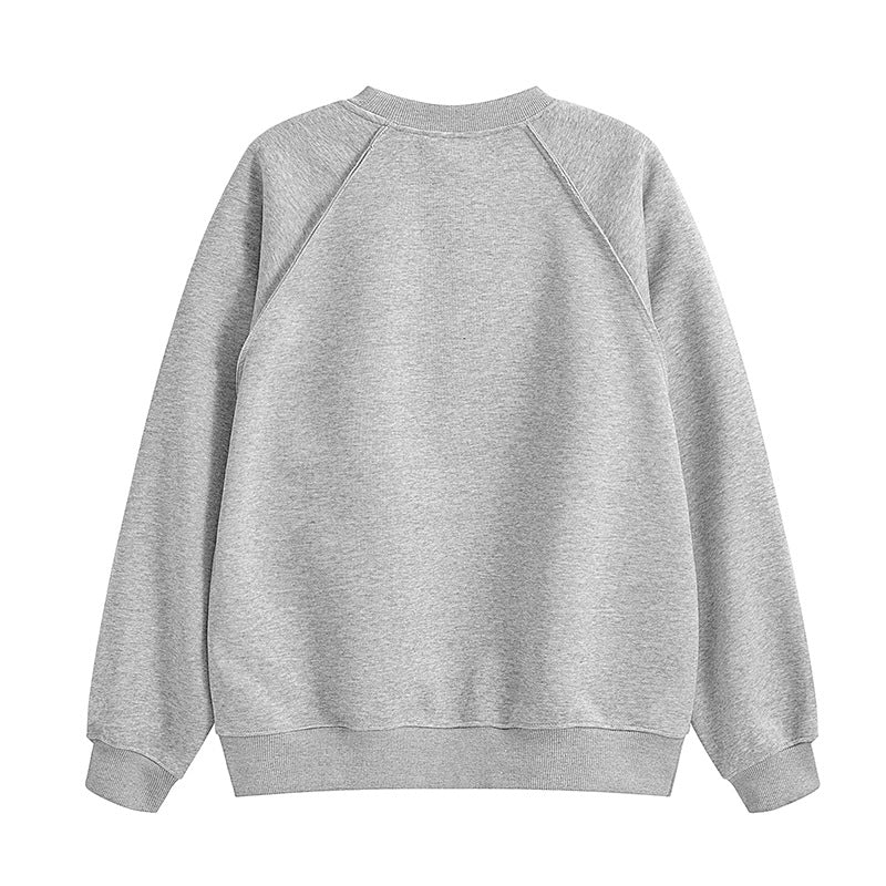Women's Comfortable Sweatshirt with Raglan Sleeves