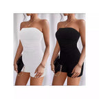 Women's Sleeveless Ruched Jumpsuit
