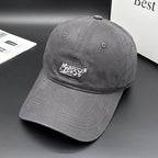Men's Casual Stitch-Embellished Baseball Cap