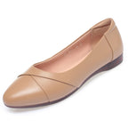 Women's Ballet Flats with Elegant Cut and Comfortable Footbed