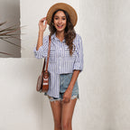 Women's Striped Oversized Shirt