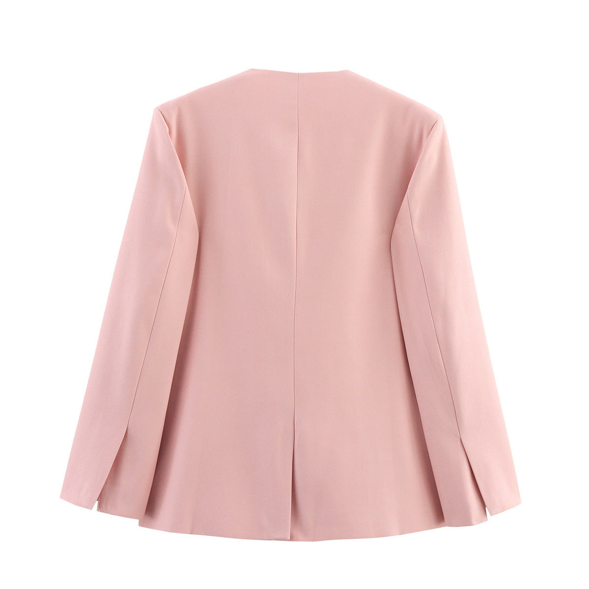 Elegant Oversized V-Neck Blazer with Pockets