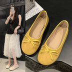 Women's Ballet Flats with Bow Detail