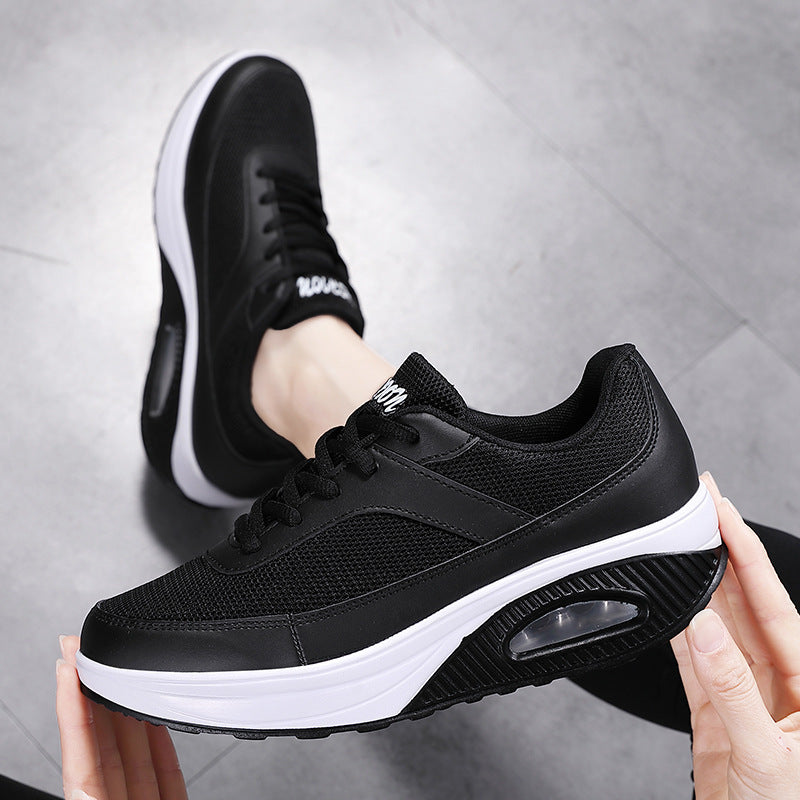 Women's Breathable Fitness Sneakers with Cushioned Air Sole