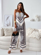 Women's Boho Wide-Leg Jumpsuit