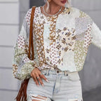 Women's Patchwork Design Blouse