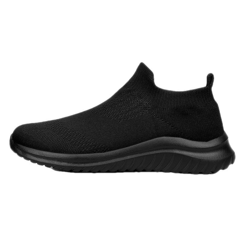 Women's Breathable Slip-On Sneakers with Elastic Upper