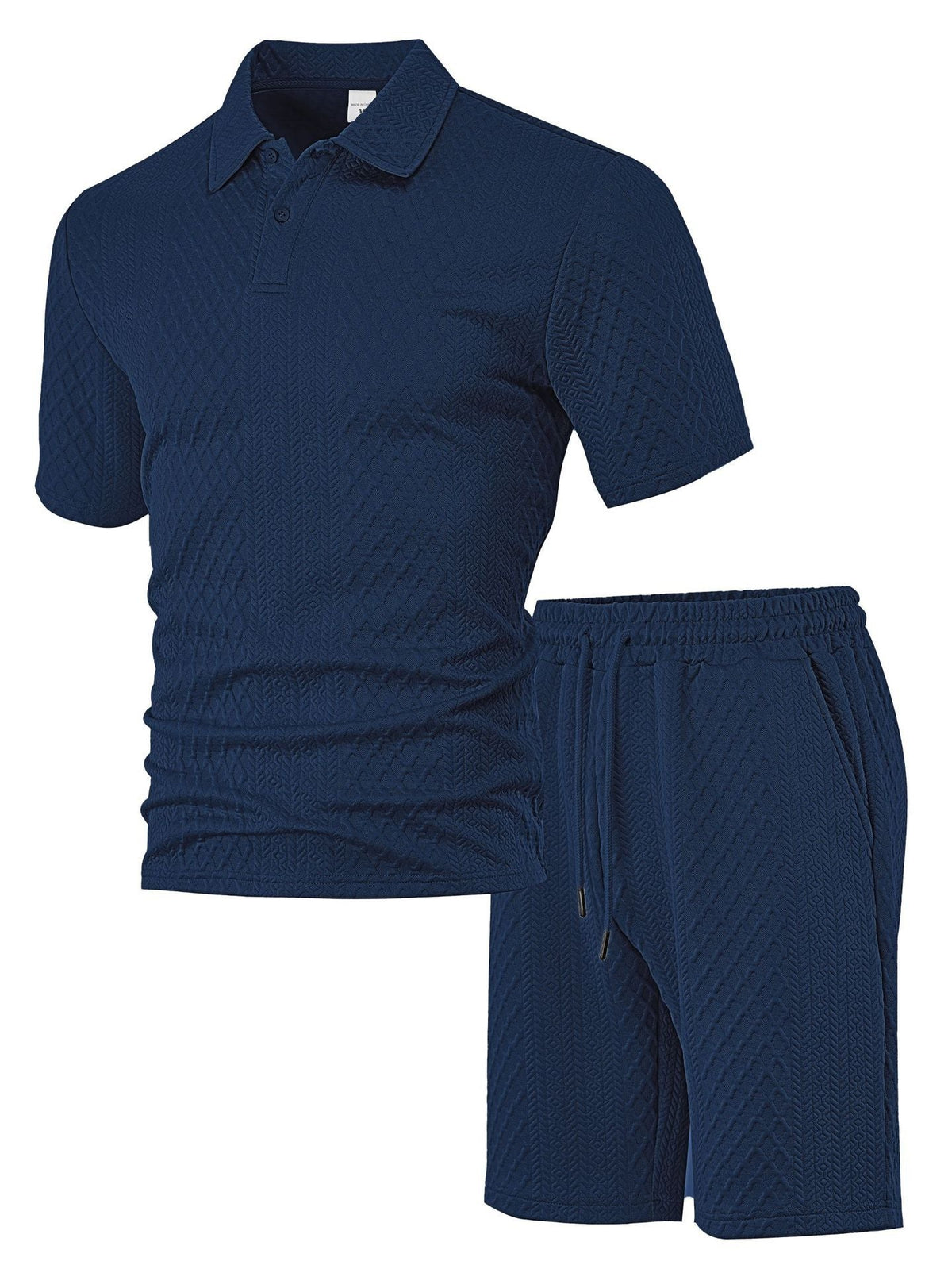 Women's Casual Polo Set with Shorts