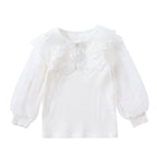 Women's Blouse with Elegant Lace Trim