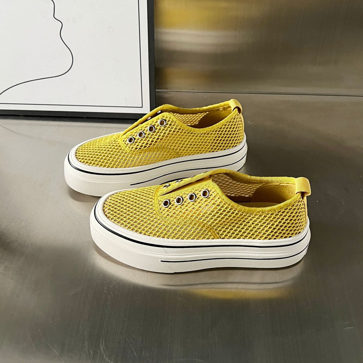 Women's Breathable Mesh Sneakers with Comfortable Lining