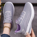 Women's Breathable Casual Sneakers with Non-Slip Sole and Elastic Upper