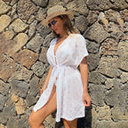 Women's Elegant Crochet Beach Cover-Up
