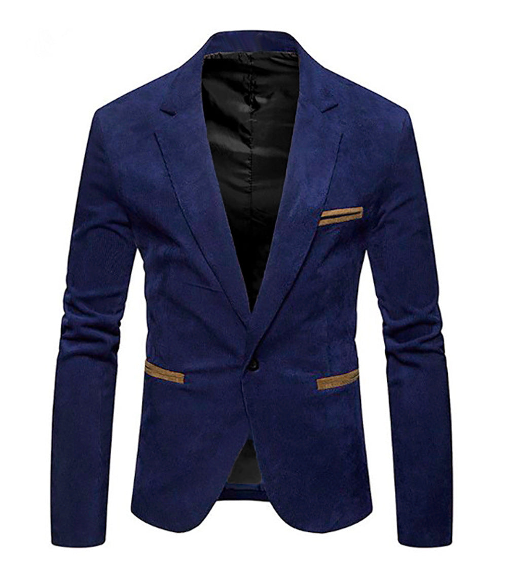 Women's Elegant Slim-Fit Blazer with Textured Fabric