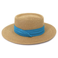 Breathable Sun Straw Boater Hat