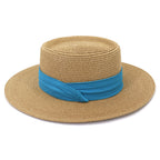 Breathable Sun Straw Boater Hat