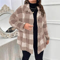 Women's Flowy Plaid Overshirt