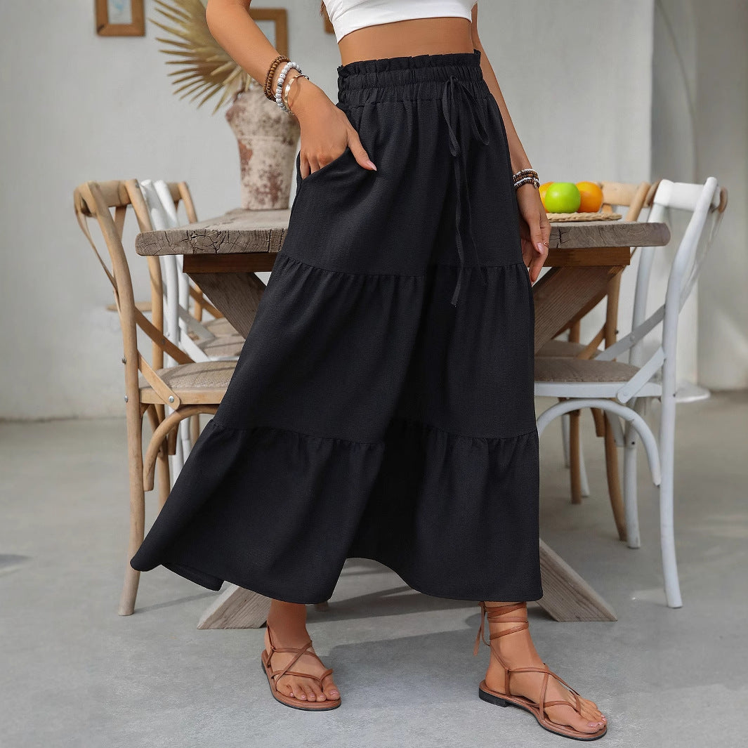 Women's Tiered Maxi Skirt
