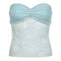Women's Bustier Top with Elegant Lace and Delicate Design