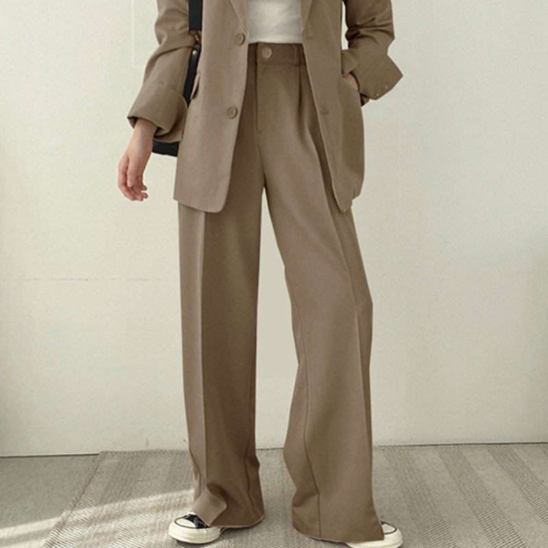 Women's Elegant Wide-Cut Blazer Set