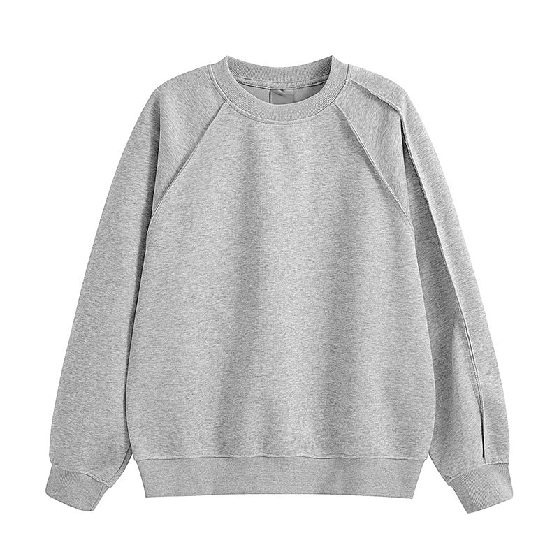 Women's Comfortable Sweatshirt with Raglan Sleeves