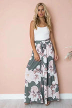 Women's Floral Print Maxi Skirt